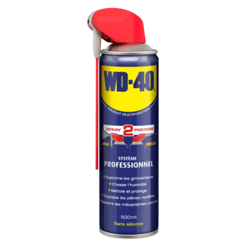 DÉGRIPPANT MULTIFONCTIONS WD40 - SYSTÈME PROFESSIONNEL